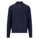 блуза,мъжки,пуловери,дамски,пуловери,fynch,hatton,air,cotton,half,zip,sweater,blue,(navy)