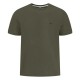 тениска,мъжки,тениски,fynch,hatton,basic,short,sleeve,t,shirt,dark,khaki,(green)