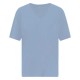 тениска,дамски,тениски,fynch,hatton,basic,short,sleeve,v,neck,t,shirt,summer,lavender,619,(blue)