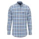 карирана,риза,мъжки,ризи,fynch,hatton,classic,combi,checks,long,sleeve,shirt,blue,(navy)