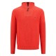 блуза,мъжки,пуловери,fynch,hatton,fisherman,half,zip,sweater,red