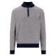 блуза,мъжки,пуловери,fynch,hatton,fine,stripes,half,zip,sweater,grey