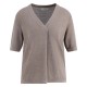 риза,с,къс,ръкав,дамски,блузи,дамски,ризи,fynch,hatton,knitted,jersey,short,sleeve,shirt,grey