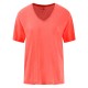 тениска,дамски,тениски,fynch,hatton,linen,short,sleeve,v,neck,t,shirt,summer,red,(red,orange)