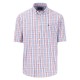 карирана,риза,мъжки,ризи,fynch,hatton,seasonal,combi,check,short,sleeve,shirt,blue