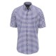 карирана,риза,мъжки,ризи,fynch,hatton,seersucker,check,short,sleeve,shirt,blue,(navy)