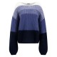 блуза,дамски,пуловери,дамски,плетени,дрехи,fynch,hatton,stripe,loose,hairy,sweater,blue