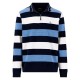 блуза,мъжки,пуловери,fynch,hatton,striped,pique,half,zip,sweatshirt,navy