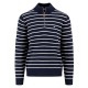 блуза,мъжки,пуловери,fynch,hatton,striped,half,zip,sweater,navy,(blue)