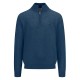 блуза,мъжки,пуловери,fynch,hatton,structure,half,zip,sweater,blue