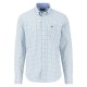 карирана,риза,мъжки,ризи,fynch,hatton,summer,oxford,check,long,sleeve,shirt,blue