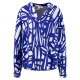 туника,дамски,блузи,дамски,ризи,fynch,hatton,tunic,abstract,linen,mix,long,sleeve,blouse,blue