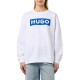 блуза,дамски,блузи,hugo,classic,10249110,01,sweatshirt,white,(white)