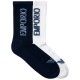 чорапи,мъжки,чорапи,emporio,armani,em000543,af12299,short,socks,2,pairs,white,blue,(armani,blue,white)
