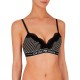 дамско,бельо,дамски,бикини,и,танкини,emporio,armani,ew000442,af10885,padded,triangle,bra,black,ivory,stripes,(black)