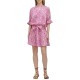 рокля,дамски,поли,и,рокли,sundek,abito,short,sleeve,short,dress,pink