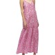 рокля,дамски,поли,и,рокли,sundek,abito,sleeveless,long,dress,pink