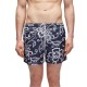 бански,гащета,мъжки,бански,костюми,sundek,archive,hibiscus,swimming,shorts,vintage,black,(blue)