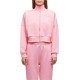 блуза,дамски,блузи,sundek,felpa,logo,full,zip,sweatshirt,peach,(pink)