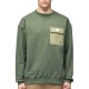 блуза,мъжки,пуловери,sundek,felpa,sweatshirt,thyme,(green)