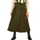 пола,дамски,поли,и,рокли,sundek,high,waist,midi,skirt,green,(dk.ar.,green)