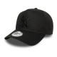 шапка,всички,шапки,new,era,mlb,new,york,yankees,essential,9forty,aframe,cap,black,(black,black)