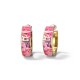 бижутерия,guess,foulard,earrings,fuchsia,gold,(pink)