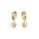 бижутерия,guess,jube04165,4g,crush,earrings,golden,(golden)
