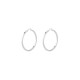 бижутерия,guess,jube04199,hoops,i,did,it,again,earrings,silver,(clear)