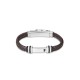 бижутерия,police,highbridge,bracelet,silver,(silver,brown)