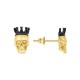 бижутерия,police,iconic,earrings,golden