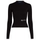 блуза,дамски,пуловери,дамски,плетени,дрехи,karl,lagerfeld,mock,high,neck,sweater,black