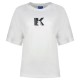 тениска,дамски,тениски,karl,lagerfeld,reg,k,logo,short,sleeve,t,shirt,white