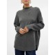 блуза,дамски,пуловери,дамски,плетени,дрехи,vero,moda,plaza,high,neck,sweater,refurbished,grey,(medium,grey,melange)