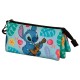 канцеларски,принадлежности,karactermania,disney,lilo,&,stitch,guitar,triple,pencil,case,green,(green)