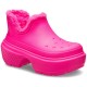 обувки,мъжки,боти,crocs,stomp,lined,shorty,boots,pink,(pink,crush)