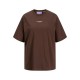 тениска,дамски,тениски,jack,&,jones,studio,vesterbro,loose,fit,jjxx,short,sleeve,t,shirt,bracken,bright,white,jjxx,logo,(brown)