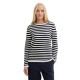 блуза,дамски,пуловери,дамски,плетени,дрехи,tom,tailor,ottoman,sweater,dark,navy,white,stripe,(white)