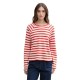 тениска,дамски,тениски,tom,tailor,structure,buttons,long,sleeve,t,shirt,white,red,stripe,(red)