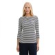 тениска,дамски,тениски,tom,tailor,striped,3,4,sleeve,t,shirt,offwhite,navy,regular,stripe,(white)
