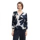 дамски,блузи,дамски,ризи,tom,tailor,v,neck,crincle,3,4,sleeve,blouse,blue,(big,floral,shapes,design)