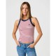 тениска,дамски,тениски,wrangler,ringer,slim,fit,sleeveless,t,shirt,pink,(chili)