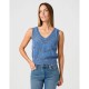 тениска,дамски,тениски,wrangler,sweater,loose,fit,sleeveless,t,shirt,blue