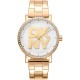 часовник,часовници,dkny,soho,logo,36,mm,watch,yellow,gold,silver,grey,yellow,gold,mineral,(golden)