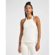 тениска,дамски,тениски,lee,open,back,halter,sleeveless,t,shirt,ecru,(white)