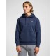 суичър,мъжки,пуловери,lee,plain,hoodie,blue,(mood,indigo)