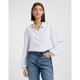 риза,с,дълъг,ръкав,дамски,блузи,дамски,ризи,lee,tie,front,long,sleeve,shirt,concrete,pinstripe,(white)