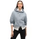 блуза,дамски,пуловери,дамски,плетени,дрехи,superdry,essential,logo,half,zip,sweater,blue,fog,(grey)
