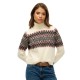 блуза,дамски,пуловери,дамски,плетени,дрехи,superdry,fairisle,high,neck,sweater,beige,(ecru)