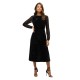 рокля,дамски,поли,и,рокли,superdry,lace,long,sleeve,short,dress,black,(black)